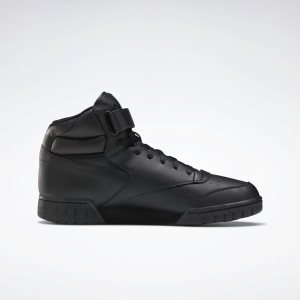 Adidasy Damskie Reebok Ex-O-Fit Hi Czarne PL 87NBMGI